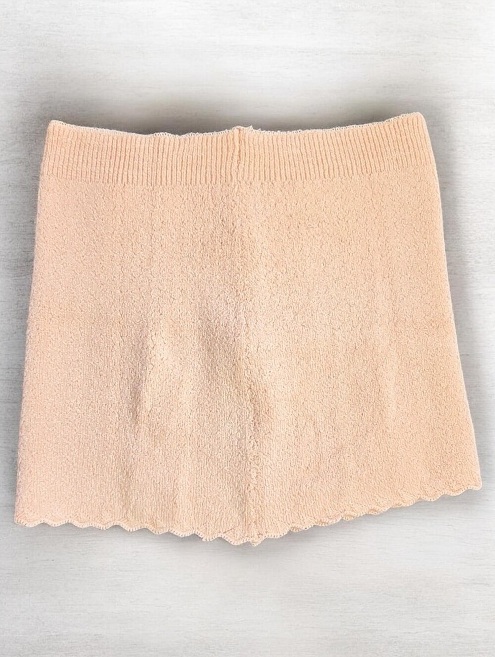 DANSKIN Dance Wear Peach Knit Mini Skirt - Women